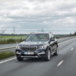 DPF Regenerationsfahrt eines BMW X3 Geländewagen